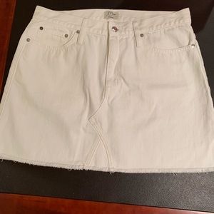 J. Crew NWOT jean skirt